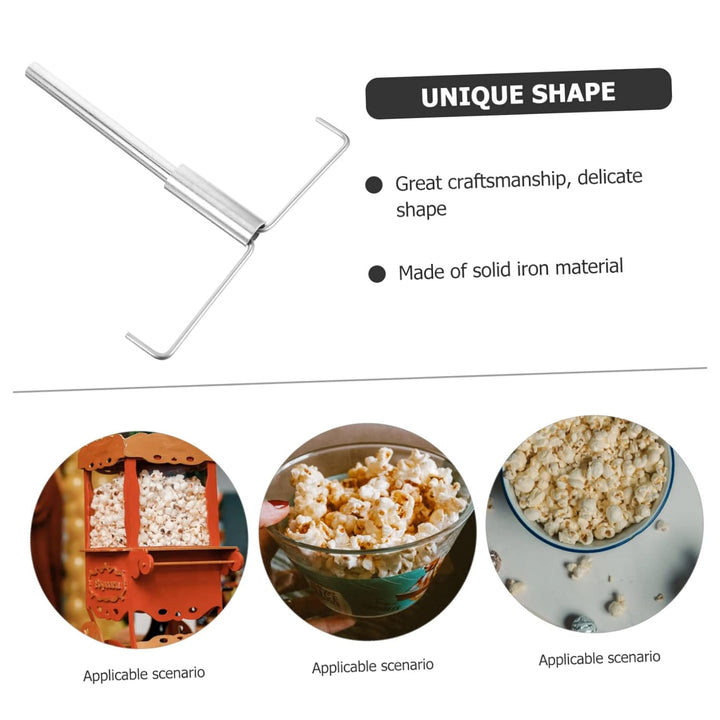 Housoutil Popcornmaschine Ersatzteil Mixer Rührstab Satz Aus Metall Langlebig Für Popcornbereiter Zu