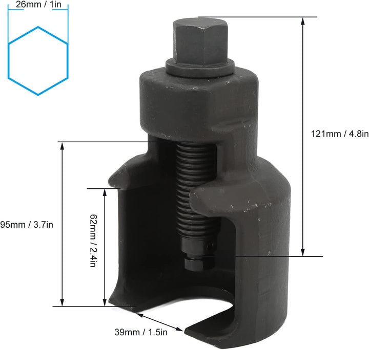 Leapiture LKW-Kugelgelenk-Ausbauwerkzeug 39mm Kapazität HSchwerer Extraktor Abzieher Kugelgelenk Dem