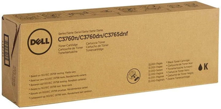 Original Dell C3760n/3760dn/3765dnf Extra High Capacity Toner Kit ca. 11.000 Seiten, schwarz, XXL, 1