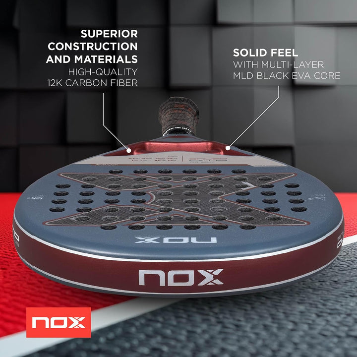 Nox At10 Genius 12k by Agustin Tapia Padel Racket 360-375 gr