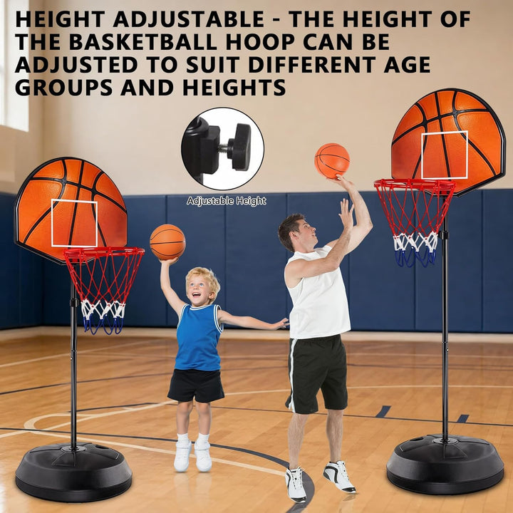 2 in 1 Basketballkorb Outdoor mit Dartscheibe Ständer, Basketballkorb Indoor Outdoor, Dartscheibe mi