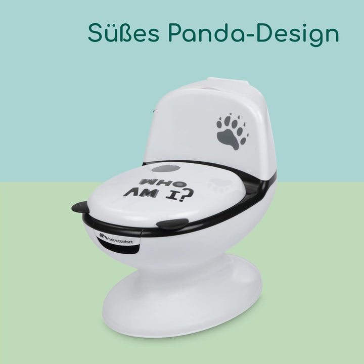 Bebeconfort Toilettensitz in Minigrösse für Kinder, Toilette fürs Töpfchentraining mit süssem Panda,