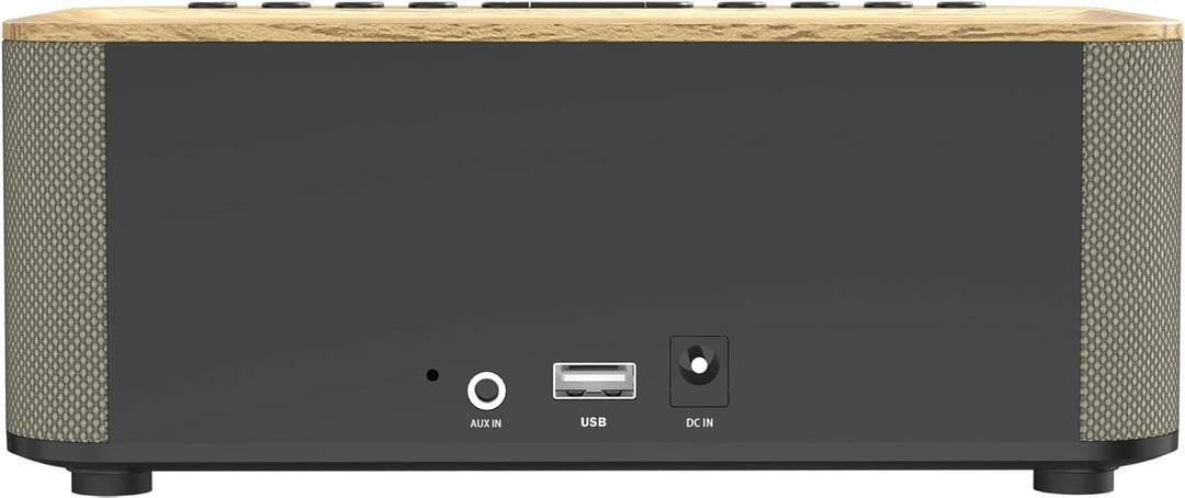 Kenwood CR-ST40DAB-M - Stereo Radiowecker mit 3 Weckzeiten, DAB+, UKW, Bluetooth, USB, Ladefunktion,