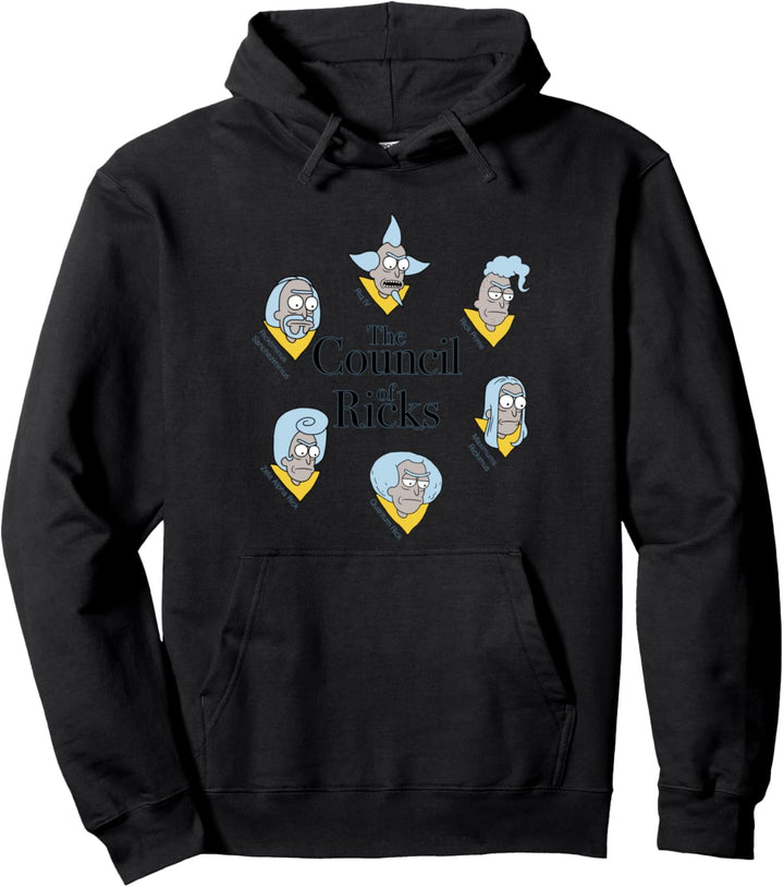 Adult Swim Rick & Morty Council Of Ricks Pullover Hoodie
