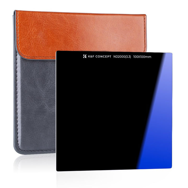 K&F CONCEPT Nano-X Rechteckfilter ND2000(11 Stop) 100x100mm Square Filter Graufilter aus Optisches G