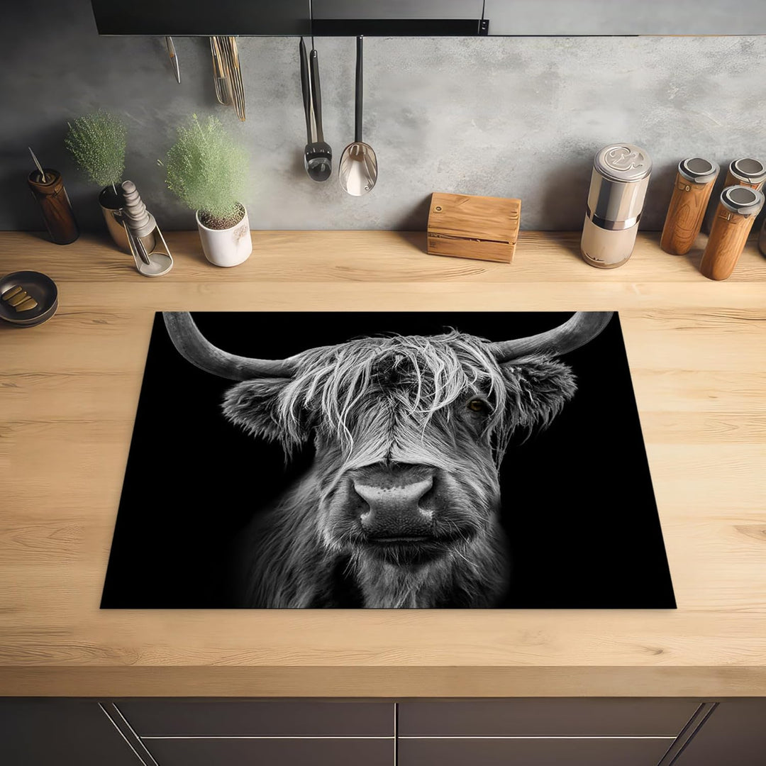 Herdabdeckplatte Einteilig Induktionsmatte Küche Abdeckung Ceranfeld Herd Abdeckplatte Vinyl Matte A