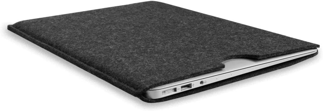 CoverKingz Filz Hülle für MacBook Air 15" / Pro 15" - Notebook Tasche handgefertigt aus Wollfilz - h
