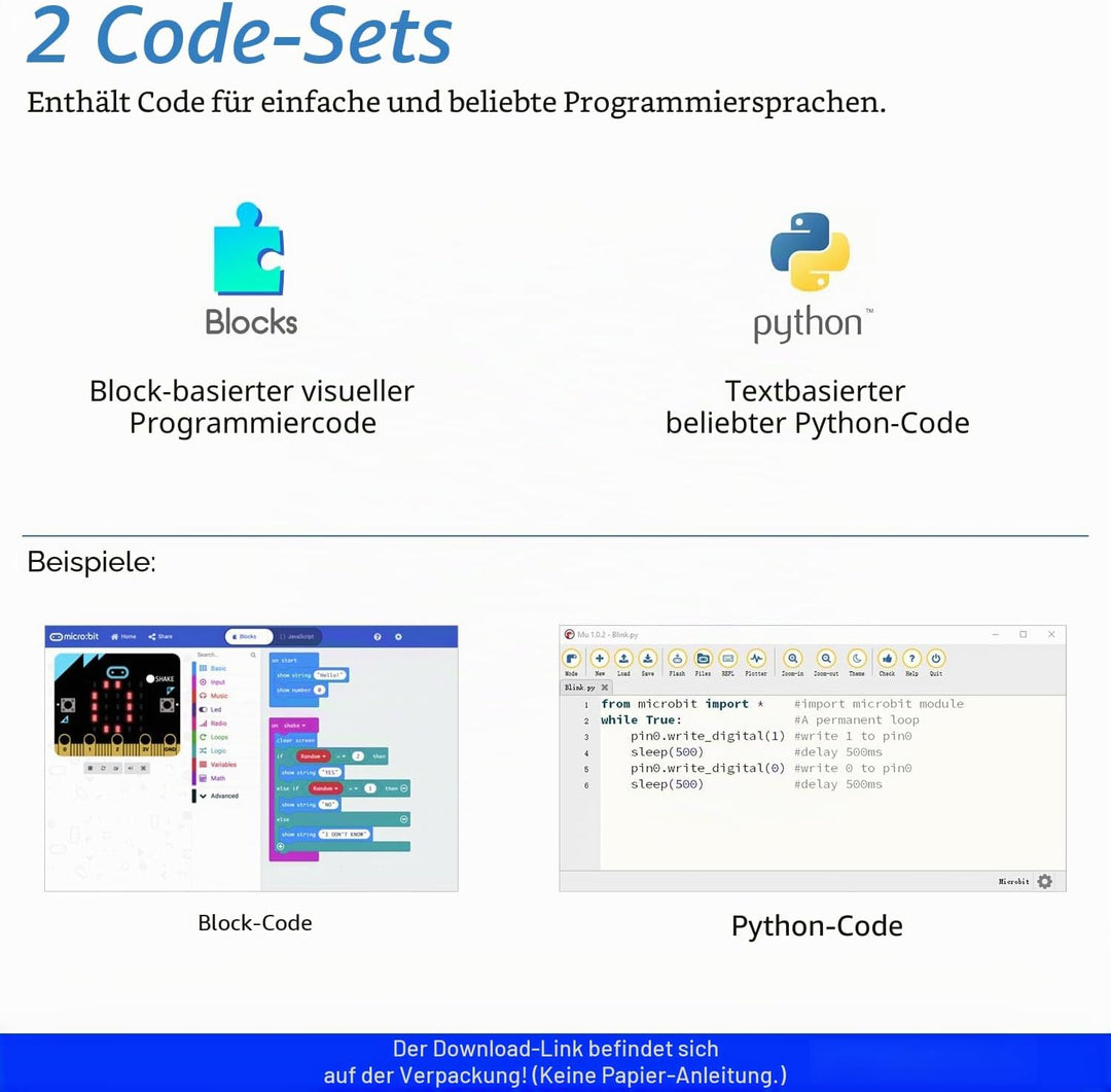 Freenove Super Starter Kit for BBC Micro:bit (Not Included, Works with V1 &amp; V2), 266-Page Detailed T
