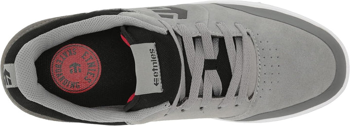 Etnies Herren Jameson 2 Eco Skateboardschuh 41 EU Grau Schwarz Rot, 41 EU Grau Schwarz Rot