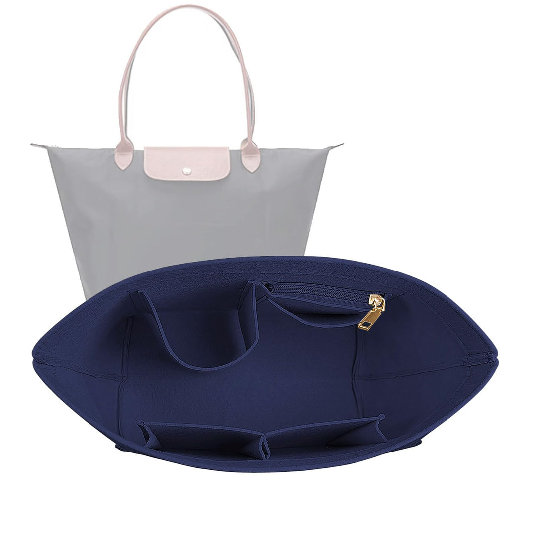 Taschen-Organizer-Einsatz für Longchamp Le Pliage Neo (gross) Handtaschen-Einsatz-Organizer1012blue-