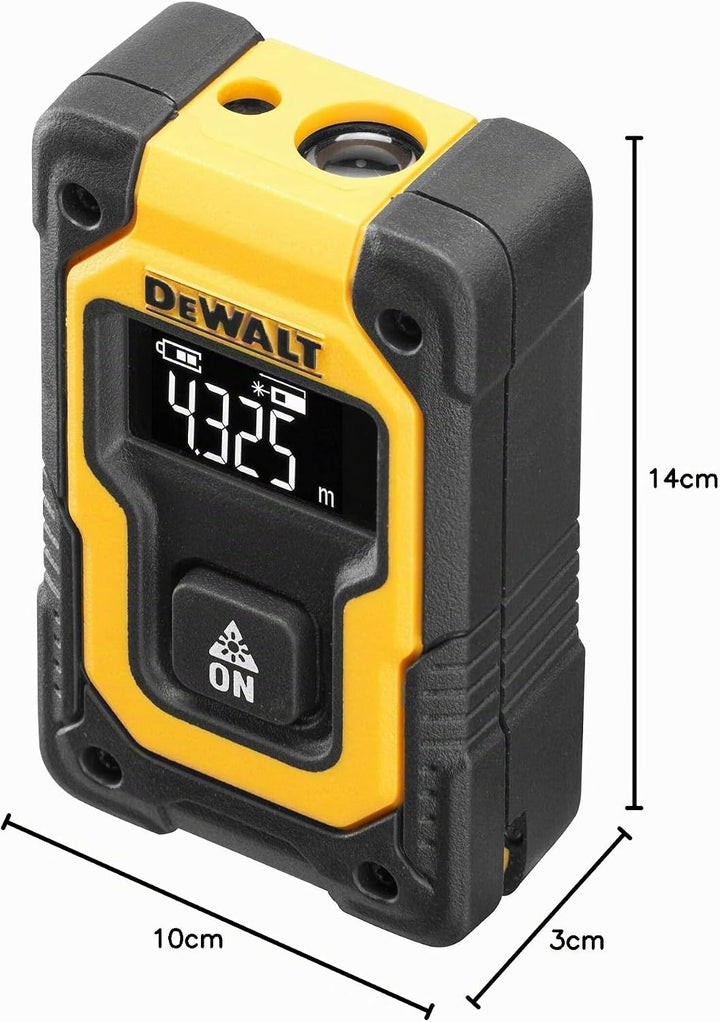 DEWALT láser de bolsillo con alcance 16m. Solo distancias, Multicolor 16 m, 16 m
