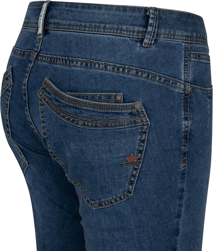 Buena Vista Damen Capri Jeans Malibu M Blau, M Blau