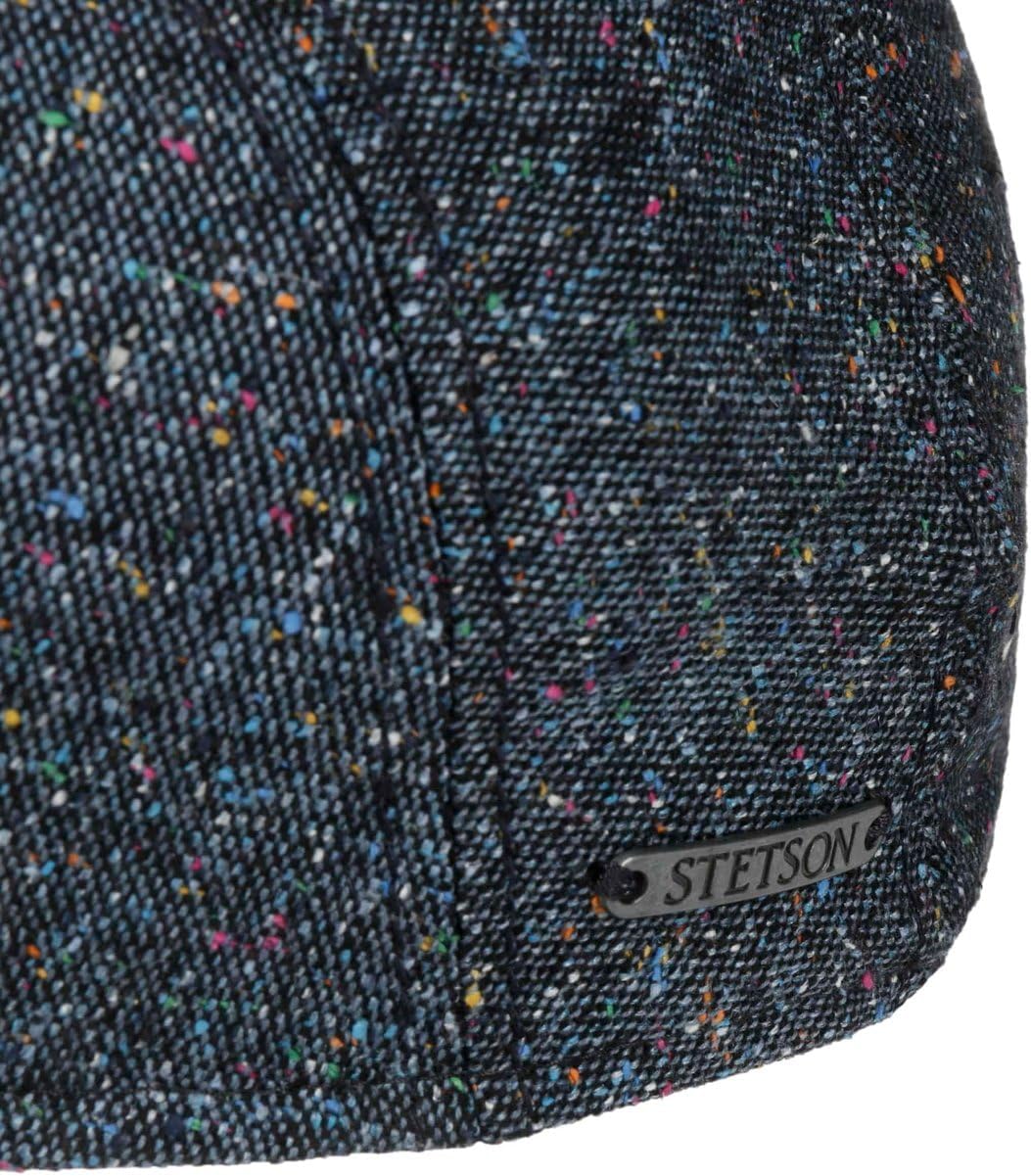Stetson Donegal Colour Spots Flatcap - Zeitlose Schirmmütze - Klassische Form - Cap in Seiden-Wollmi