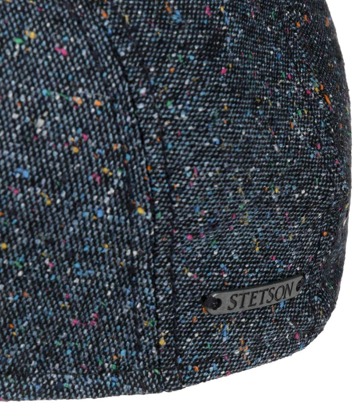 Stetson Donegal Colour Spots Flatcap - Zeitlose Schirmmütze - Klassische Form - Cap in Seiden-Wollmi