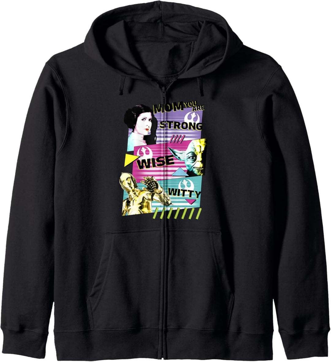Star Wars Muttertag Leia Mom You Are Strong Panel Trio Kapuzenjacke