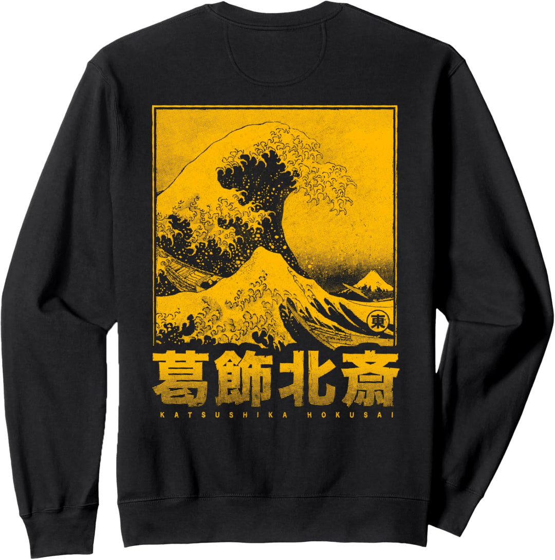 Die Grosse Welle Vor Kanagawa Japan Style Japanische Welle Sweatshirt