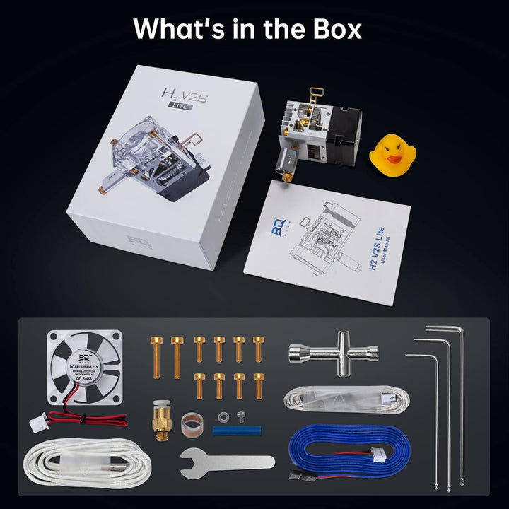 BIQU H2 V2S Lite Extruder Direct Drive Extruder High Flow Hotend Hochgeschwindigkeitsdruck für Ender