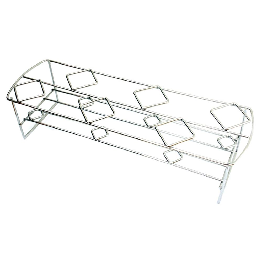 Tragetasche, 6 Kegel Pommis 45X14X10,8 Cm Silberfarben Rostfrei - 1 Un.