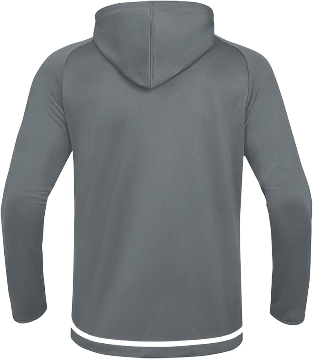 JAKO Herren Kapuzenjacke Striker 2.0, weiss/marine, XXL, 6819 M steingrau/weiss, M steingrau/weiss