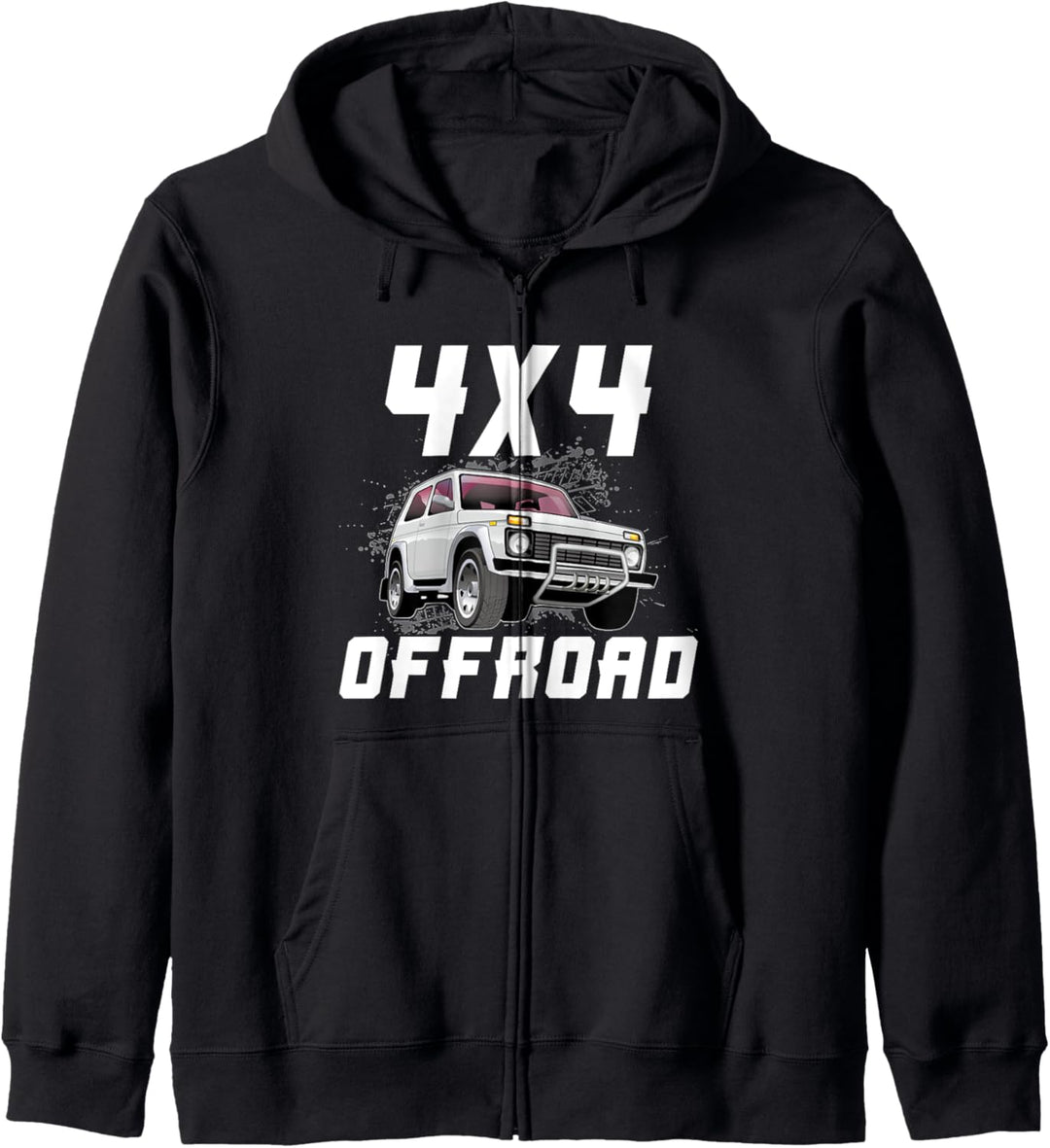 Lada Niva 4x4 Offroad russischer Geländewagen Kapuzenjacke