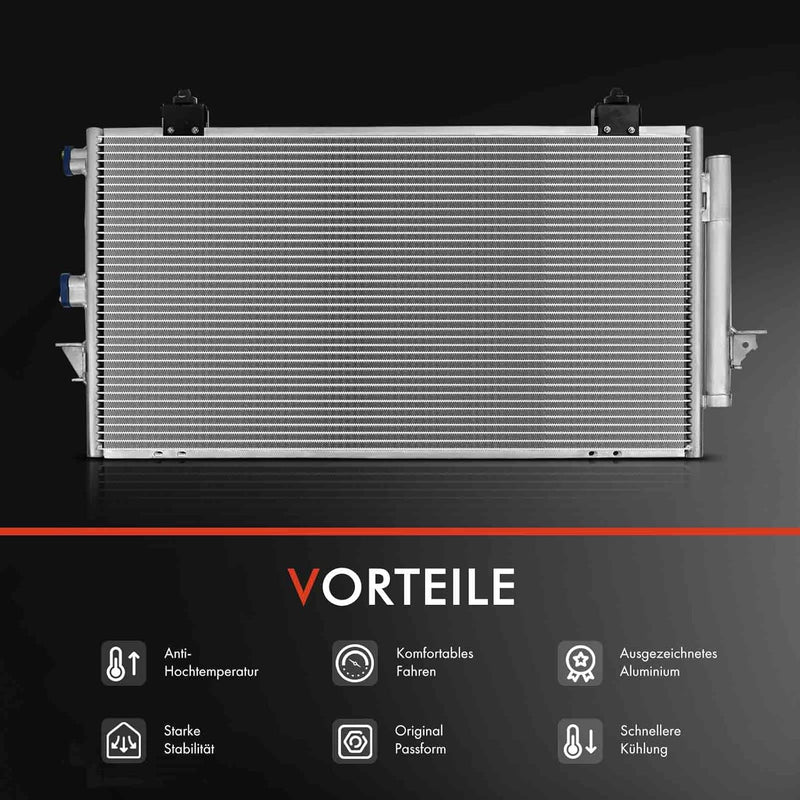 Frankberg Kondensator Klimaanlage Kompatibel mit RAV 4 II A2 1.8L 2.0L 2000-2005 Replace