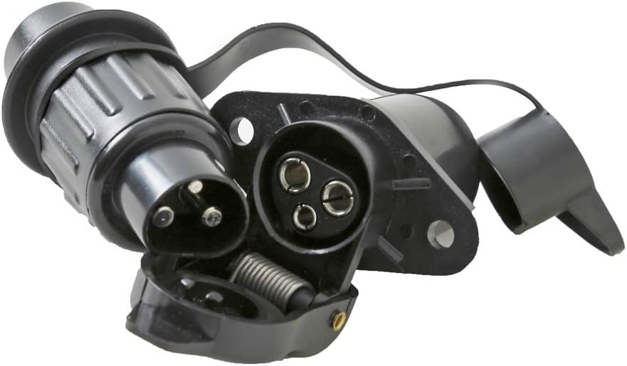 TAEUYYM 3 Stück Stecker 3 Polig und Steckdose 3-Polig, 12V Traktor 3 polig Stecker Steckdose, Din 96