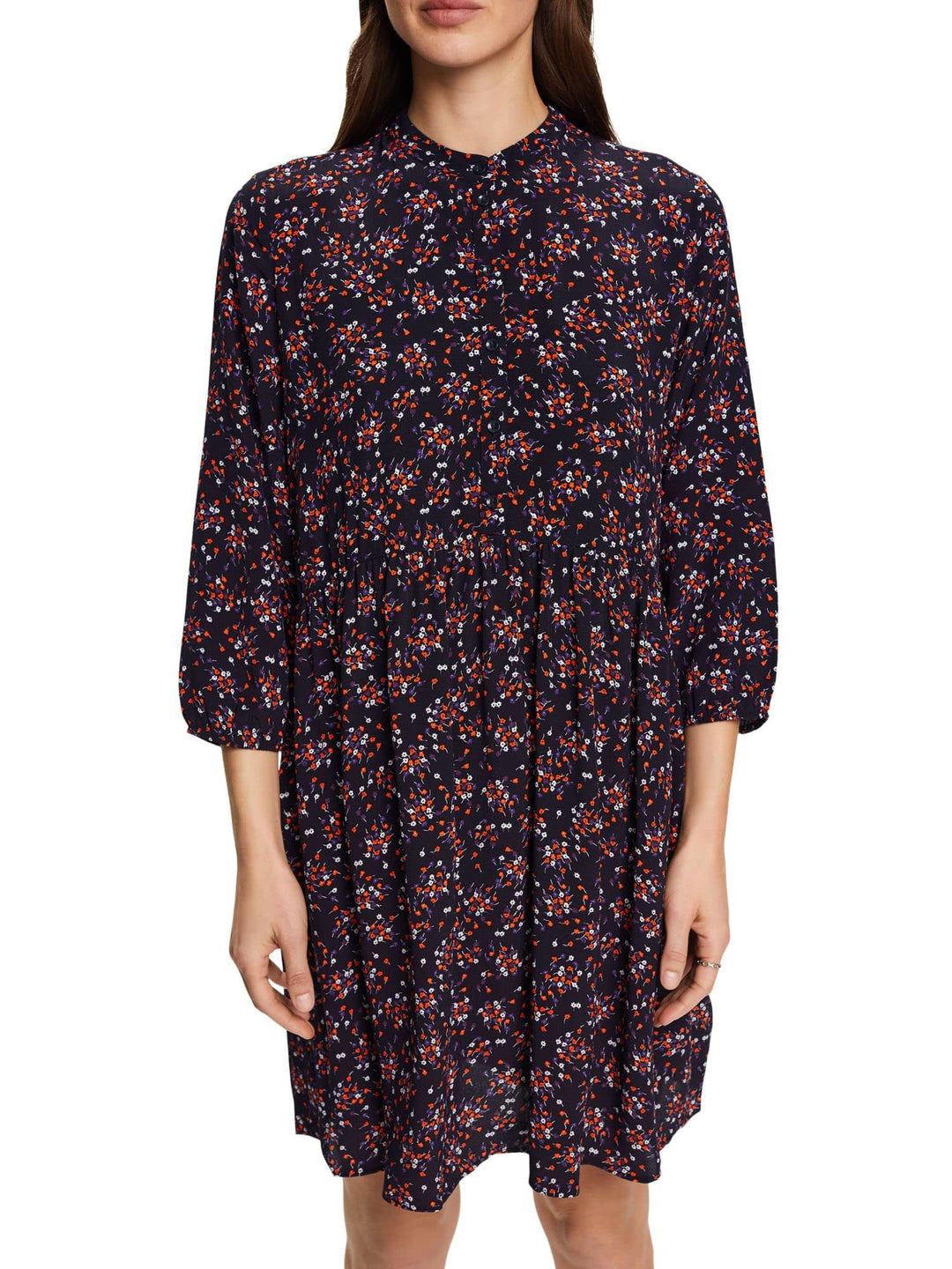 ESPRIT Damen 023ee1e302 Kleid 36 Navy, 36 Navy
