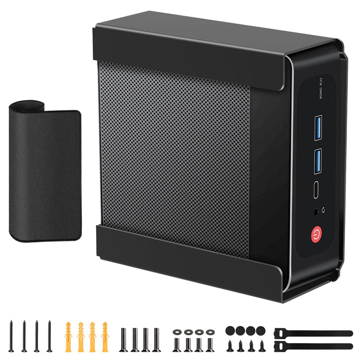 Metall Mini PC Halterung kompatibel mit Beelink SER8, SER6, SER9 | für Beelink SER9 Pro, EQi12, EQR6