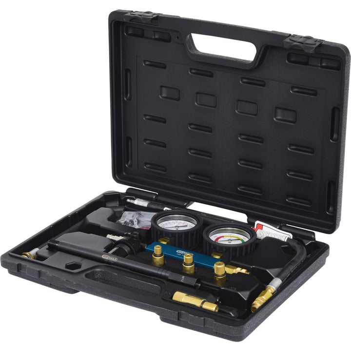 KS Tools 150.1780 Zylinder-Druckverlust-Tester, 9-tlg.