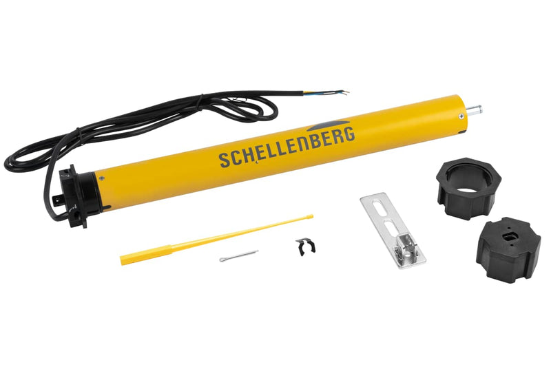 Schellenberg 20610 Rolladenmotor MAXI Standard 10 Nm, mechanische Endlageneinstellung, Rohrmotor für