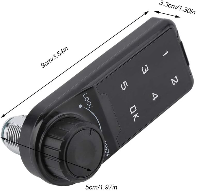 Sicherheit Codeschloss, Elektronischer Zugangssystem Touch-Tastatur Zugangsschloss für Schule, SPA/S
