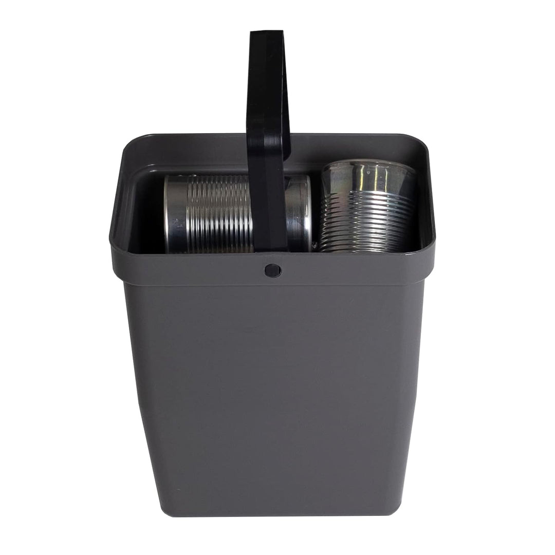 LM 530 ECO | 8-L Mülleimer aus recyceltem Material | 15 x 23 x 28,5 cm | Kompatibel mit LM Mülltrenn