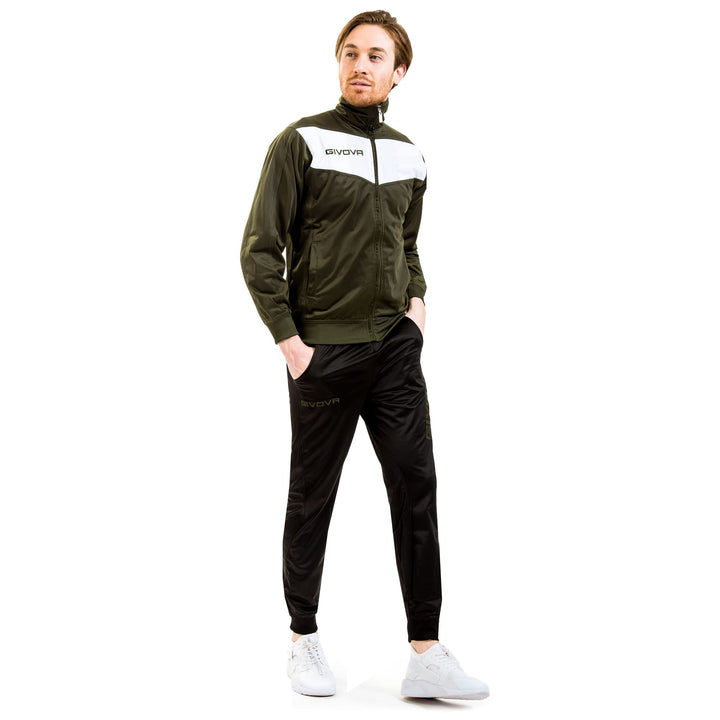 Givova Herren Visa Trainingsanzug M Schwarz, M Schwarz