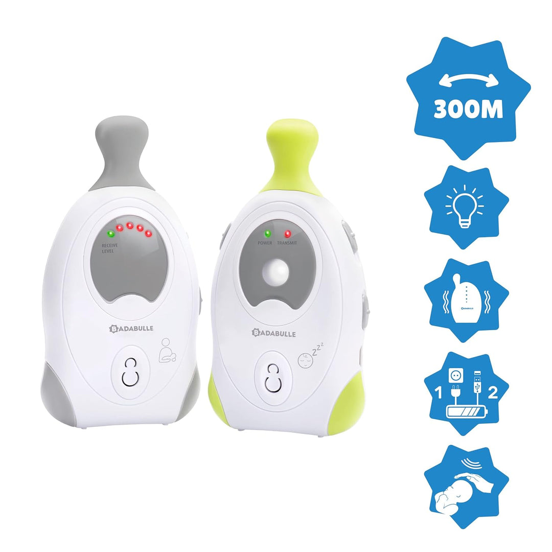 Badabulle B014010 Babyphone Online 300m+, weiss Babyphone Baby Online 300