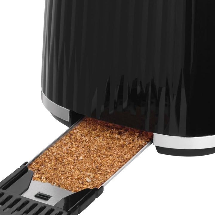 Russell Hobbs Toaster [für 2 Scheiben] Eden (6 Bräunungsstufen, Hebefunktion, Auftau-, Aufwärm- & St