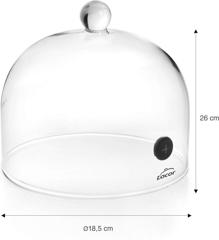 Lacor 61815 Glocke zum Schutz von Lebensmitteln Magic, Ø 16 x 12 cm Ø 16x12 cm, Ø 16x12 cm