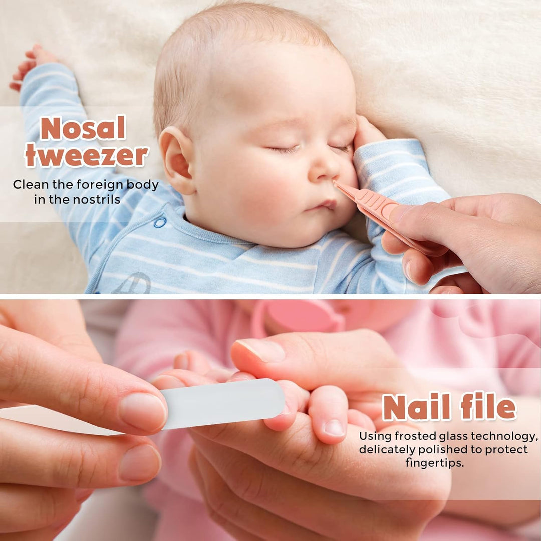 Baby-Nagelknipser-Set mit niedlichem Etui, Fingernagel- und Zehennagelfeilenset für die Maniküre und