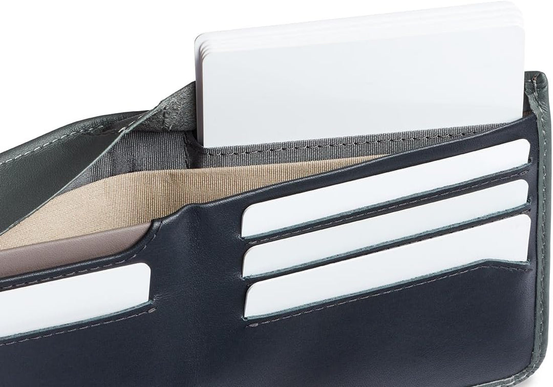 Bellroy Hide & Seek – dünne, Klassische Lederbörse, optionaler RFID-Schutz (max. 12 Karten Plus Sche