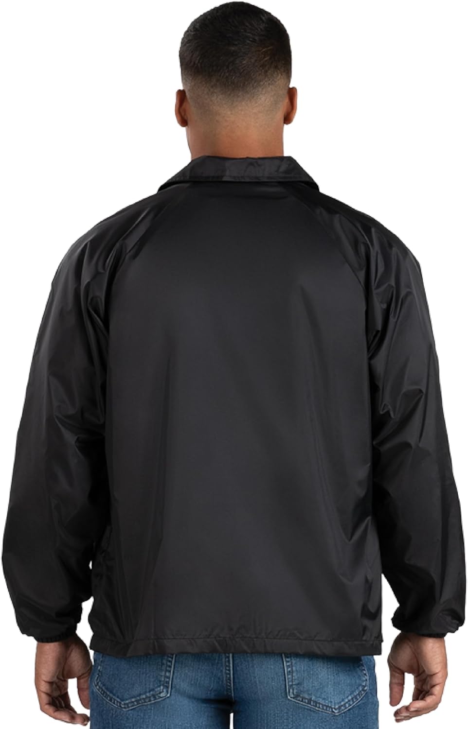 Augusta Sportswear Herren Augusta Nylon Coach's Jacket/Lined Jacke 3XL Schwarz, 3XL Schwarz