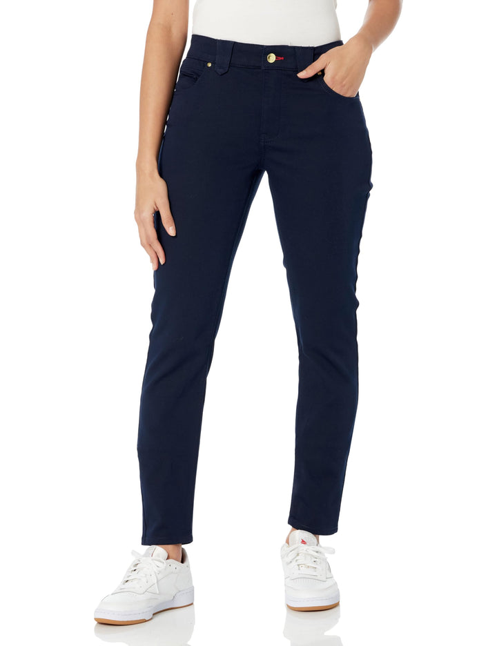 Tommy Hilfiger Damen Th Flex Harlem U Skinny Hw Black Hosen 38 Kapitän des Himmels (Sky Captain), 38