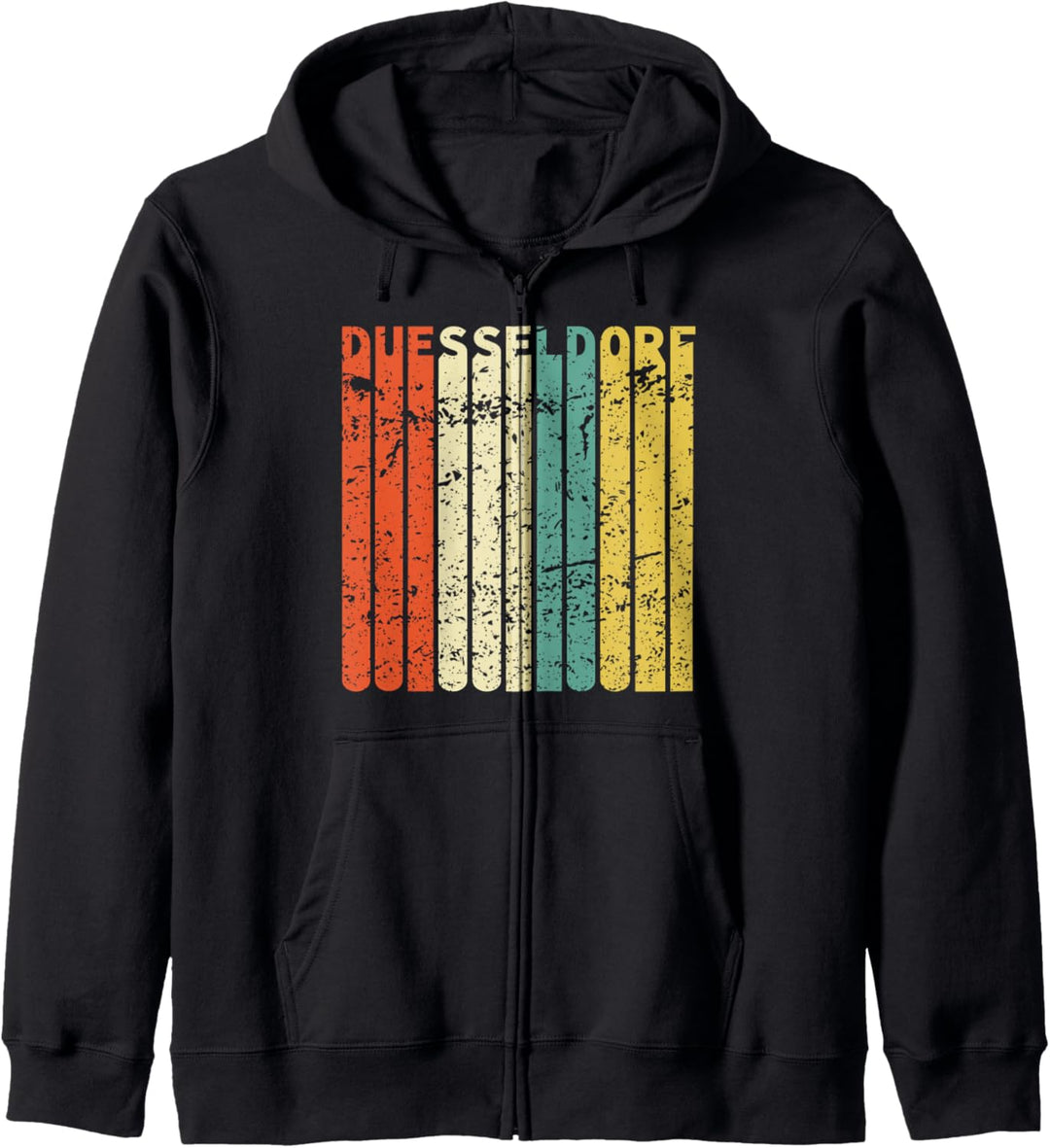Retro Düsseldorf Einwohner Stadt Düsseldorfer Kapuzenjacke