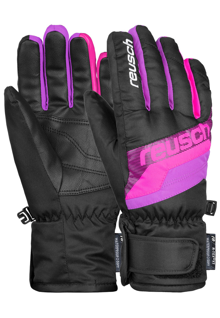Reusch Kinder Dario R-tex Xt Handschuhe 5.5 black / pink glo, 5.5 black / pink glo