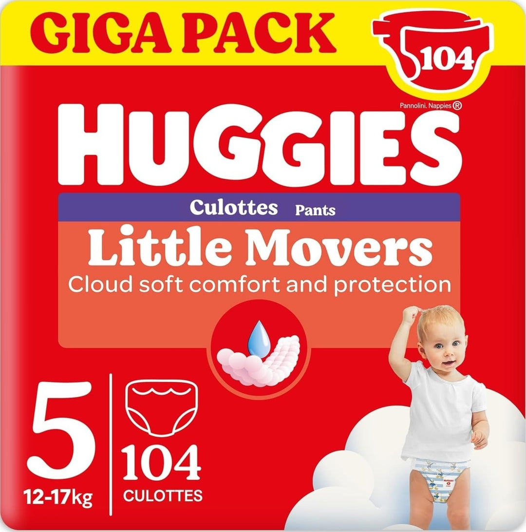 Huggies Pants Little Movers Disney, Grösse 5, 104 St. (2x52), Monatsbox Grösse 5 (Neu), Gr&amp;