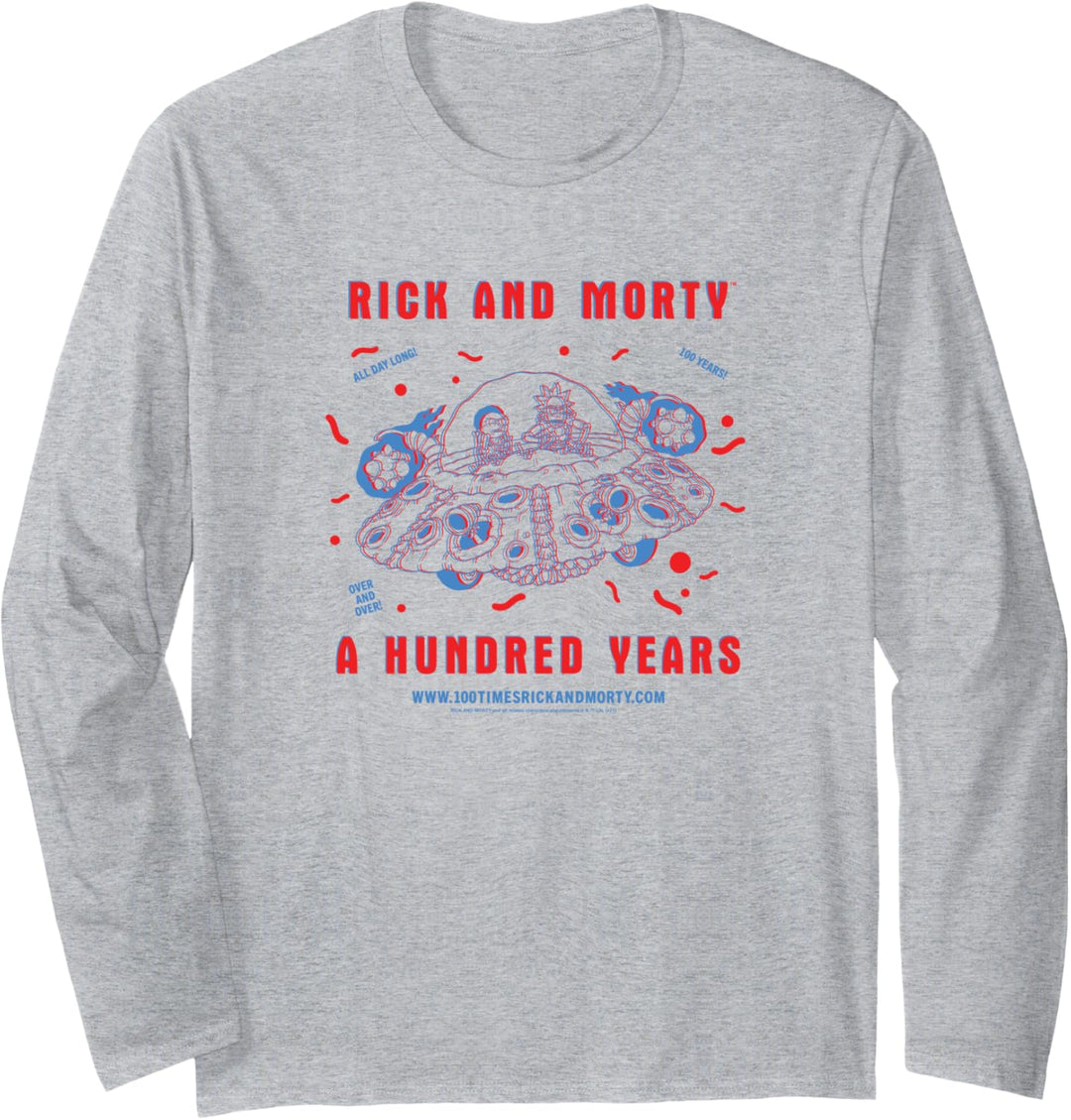Rick and Morty 100 Jahre Langarmshirt