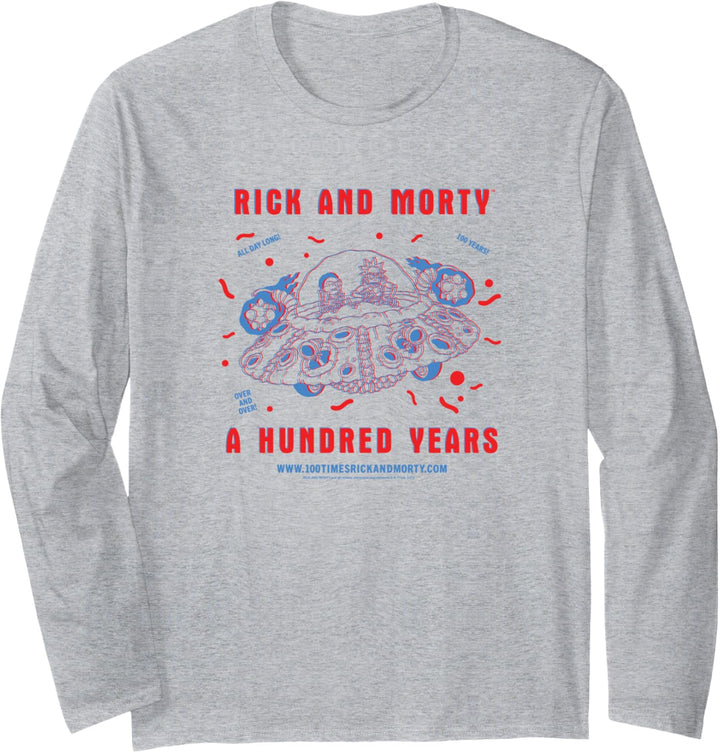 Rick and Morty 100 Jahre Langarmshirt