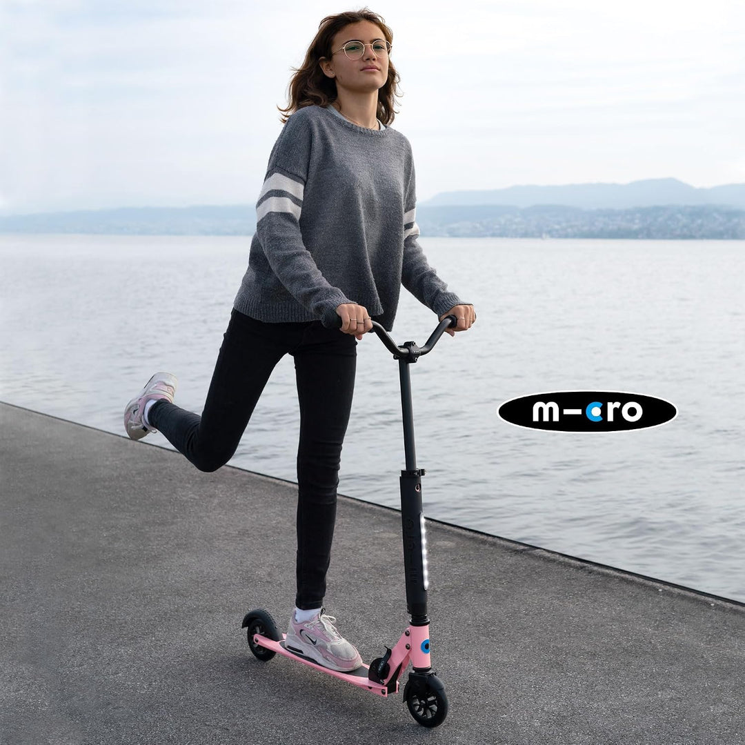 MICRO Unisex Jugend Spirite Deluxe Scooter Einheitsgrösse Neon Rose, Einheitsgrösse Neon Rose