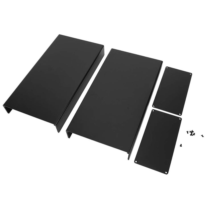 Aluminium-Projektbox, 80 x 160 x 300 mm Aluminiumgehäuse PCB-Anschlussdose Elektrisches Zubehör Sand