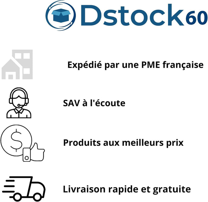 DSTOCK60 - Rolle 0,5 Meter Bitumenfilz, weiss – Breite 1 m – deckt 0,5 m² ab – Meterware – Abdichtun