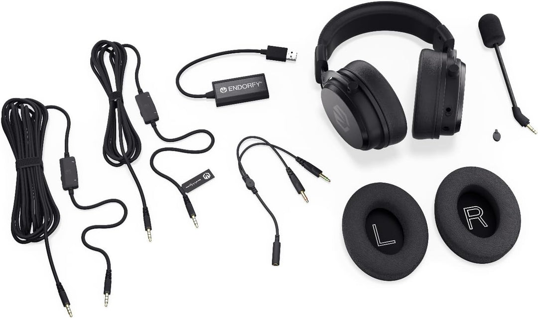 ENDORFY VIRO Plus USB Headset Wired Head-Band Music/Everyday Black Schwarz