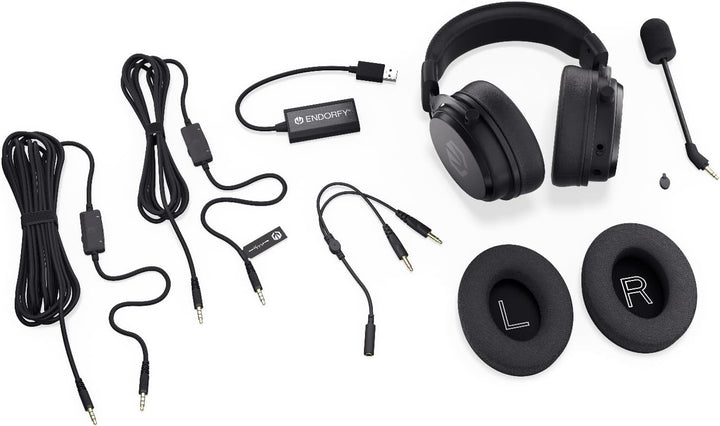 ENDORFY VIRO Plus USB Headset Wired Head-Band Music/Everyday Black Schwarz